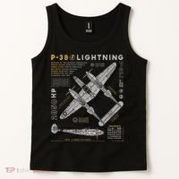 Fighter Aircraft Tank Top thumb 2