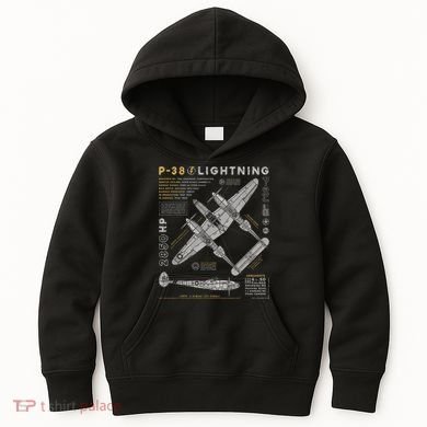 Fighter Aircraft Kids Hoodie