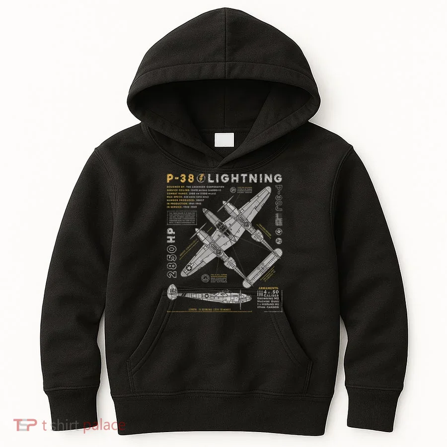 Fighter Aircraft Kids Hoodie