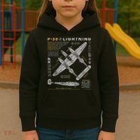 Fighter Aircraft Kids Hoodie thumb 3