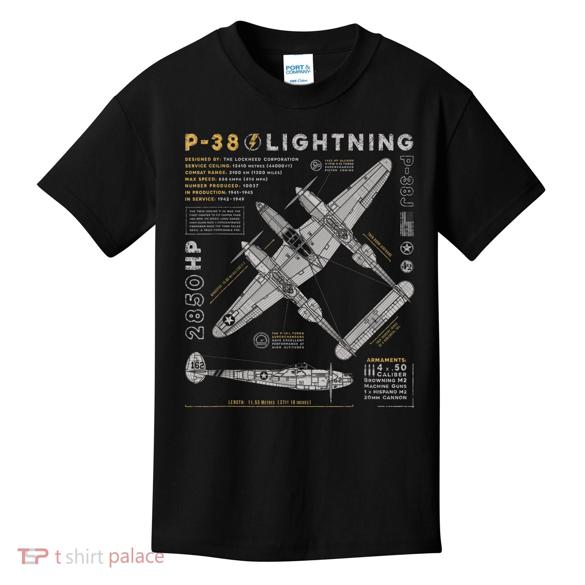 Fighter Aircraft Kids T-Shirt