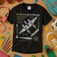 Fighter Aircraft Kids T-Shirt thumb 3