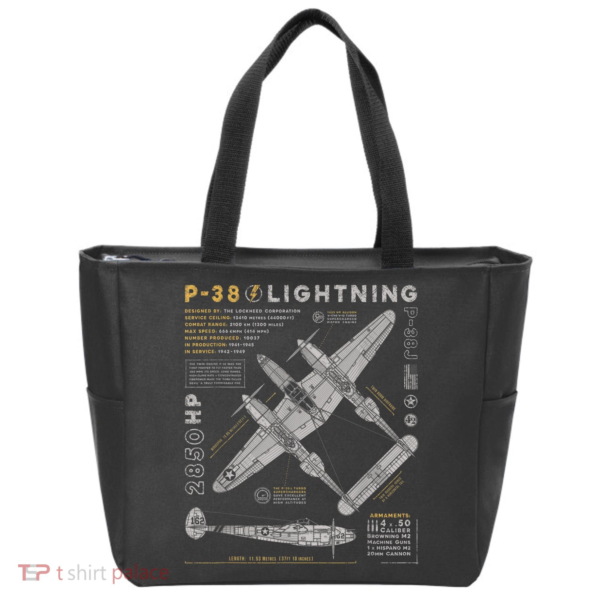 Fighter Aircraft Tote Bag