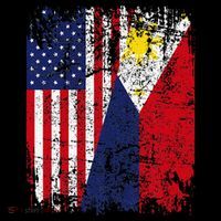 Filipino American Flag Usa Philippines Flag Coffee Mug thumb 5