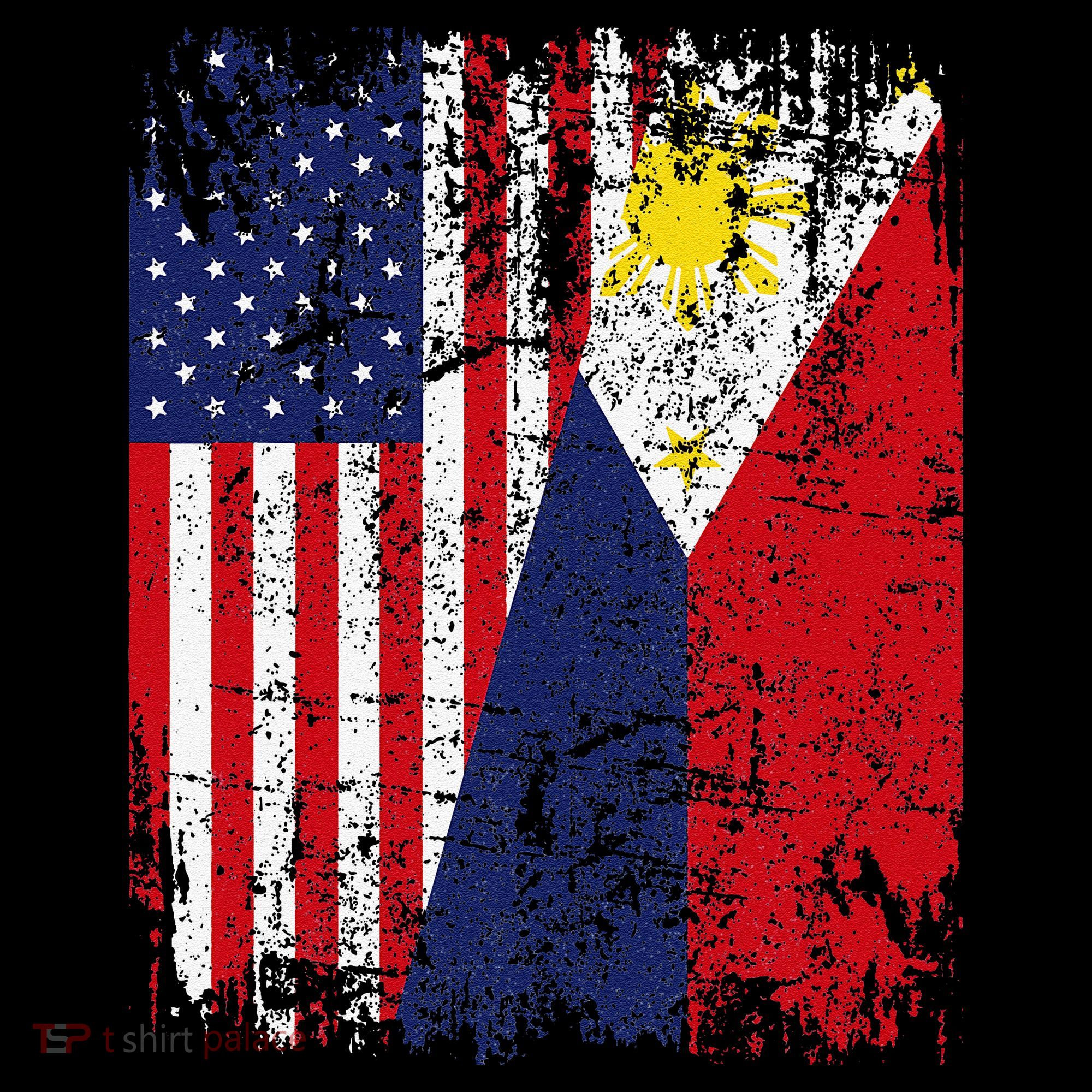 Filipino American Flag Usa Philippines Flag Coffee Mug