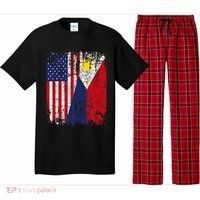 Filipino American Flag Usa Philippines Flag Pajama Set thumb 0