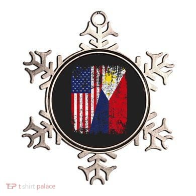 Filipino American Flag Usa Philippines Flag Ornament