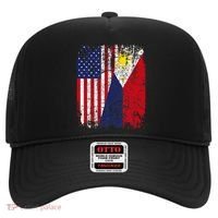 Filipino American Flag Usa Philippines Flag Hat thumb 0