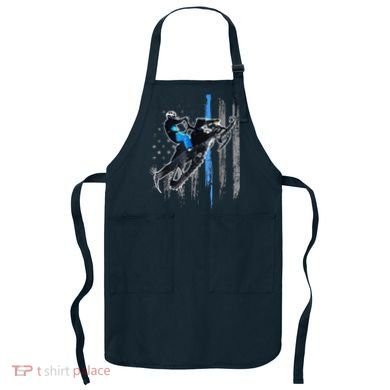 Funny American Flag Snowmobile Snowmobile Riding Gift Apron