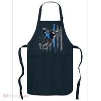 Funny American Flag Snowmobile Snowmobile Riding Gift Apron thumb 0