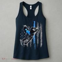 Funny American Flag Snowmobile Snowmobile Riding Gift Women's Tank Top thumb 3