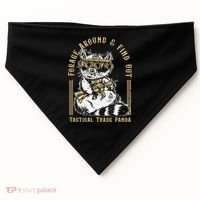 Forage Around & Find Out Tactical Trash Panda USA-Made Doggie Bandana thumb 0