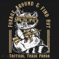 Forage Around & Find Out Tactical Trash Panda USA-Made Doggie Bandana thumb 2