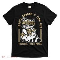 Forage Around & Find Out Tactical Trash Panda T-Shirt thumb 0