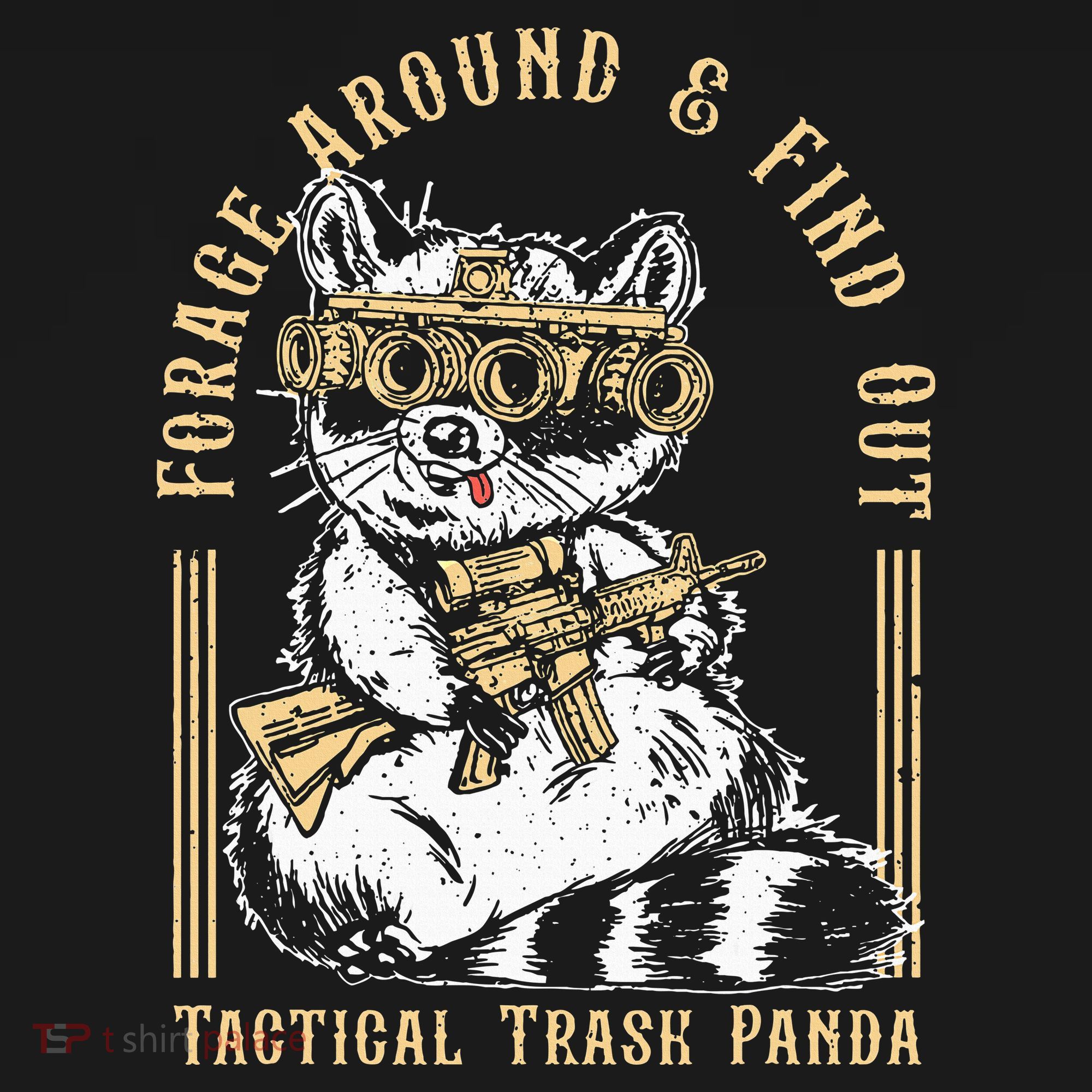 Forage Around & Find Out Tactical Trash Panda Backpack