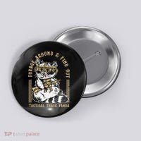 Forage Around & Find Out Tactical Trash Panda Button thumb 0