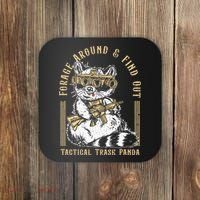Forage Around & Find Out Tactical Trash Panda Coaster thumb 0