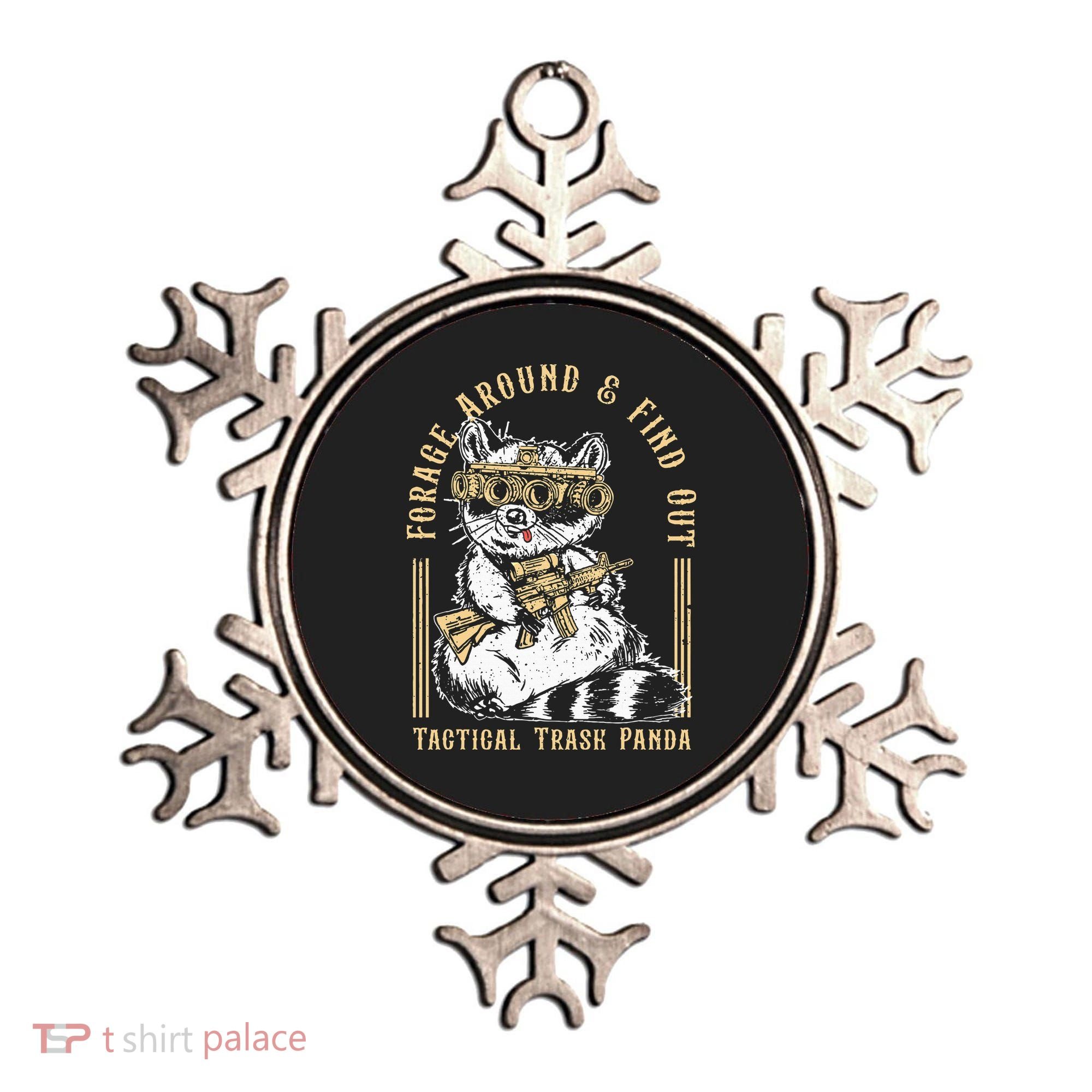 Forage Around & Find Out Tactical Trash Panda Ornament