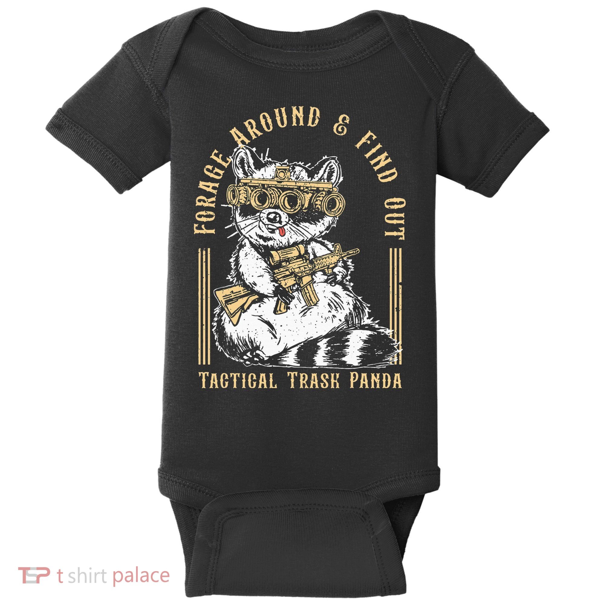 Forage Around & Find Out Tactical Trash Panda Baby Bodysuit