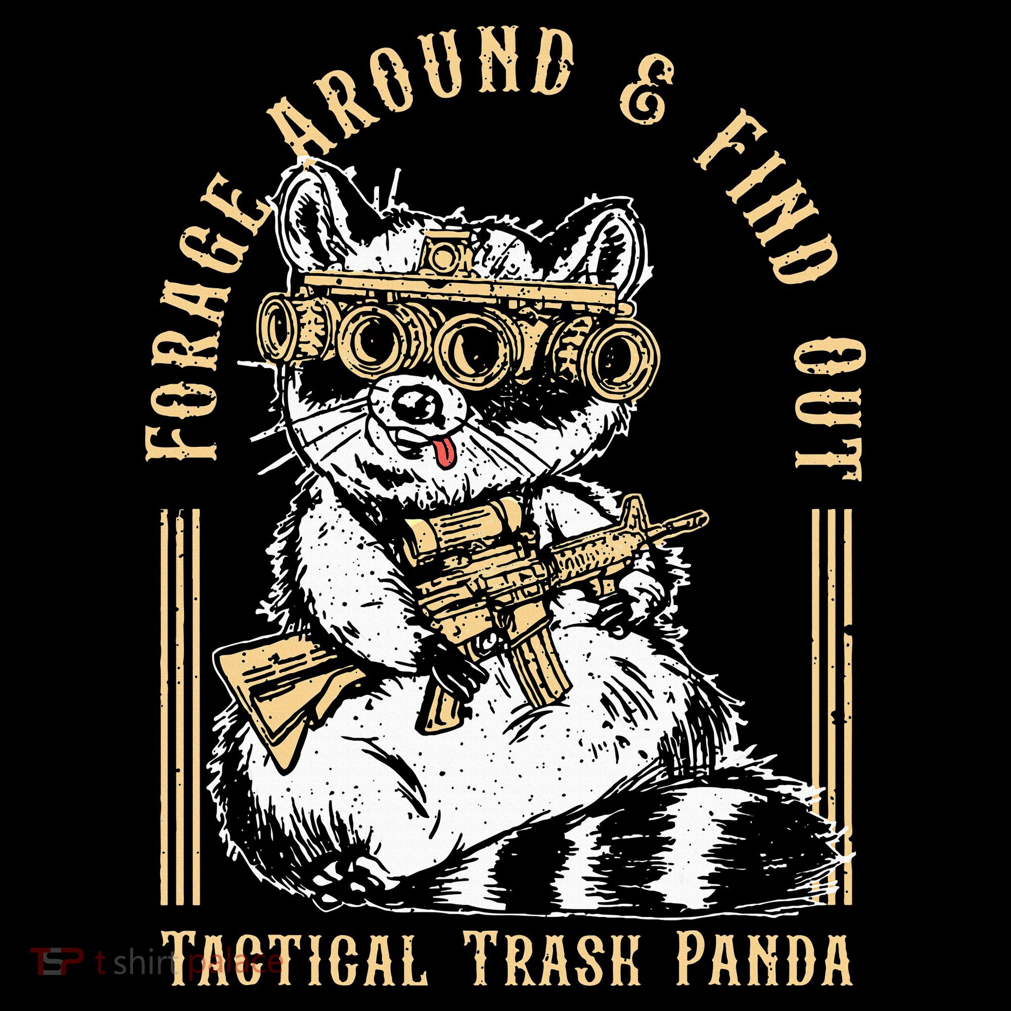 Forage Around & Find Out Tactical Trash Panda Baby Bodysuit