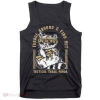 Forage Around & Find Out Tactical Trash Panda Tank Top thumb 0