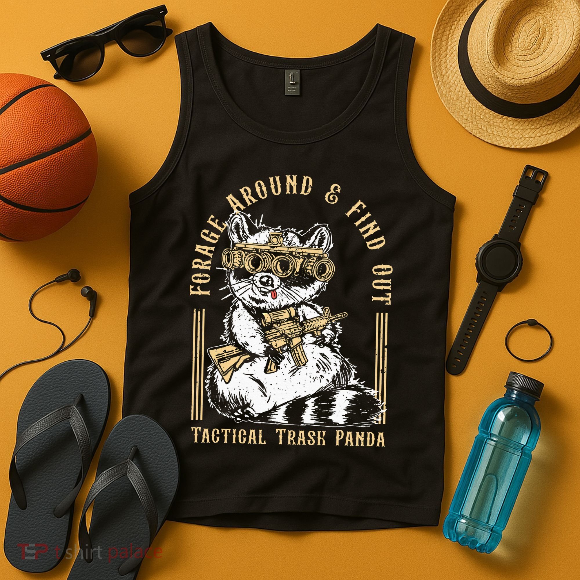 Forage Around & Find Out Tactical Trash Panda Tank Top