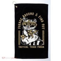 Forage Around & Find Out Tactical Trash Panda Golf Towel thumb 0