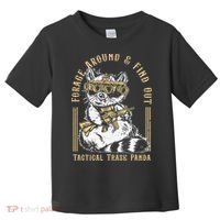 Forage Around & Find Out Tactical Trash Panda Toddler T-Shirt thumb 0