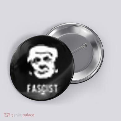 Fascist Antitrump Button
