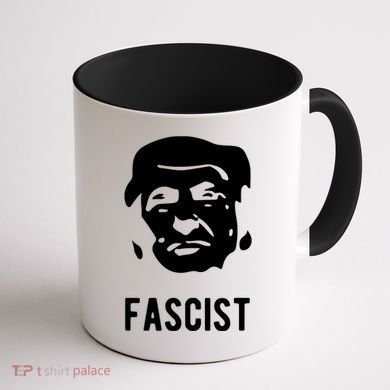 Fascist Antitrump Coffee Mug back