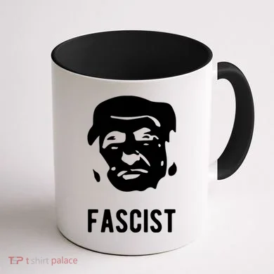 Fascist Antitrump Coffee Mug back