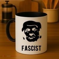 Fascist Antitrump Coffee Mug thumb 4