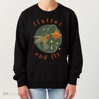 Flutter And Fly Apparel Hummingbird And Flower Women's Sweatshirt thumb 0