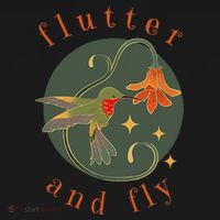 Flutter And Fly Apparel Hummingbird And Flower Pajama Set thumb 2