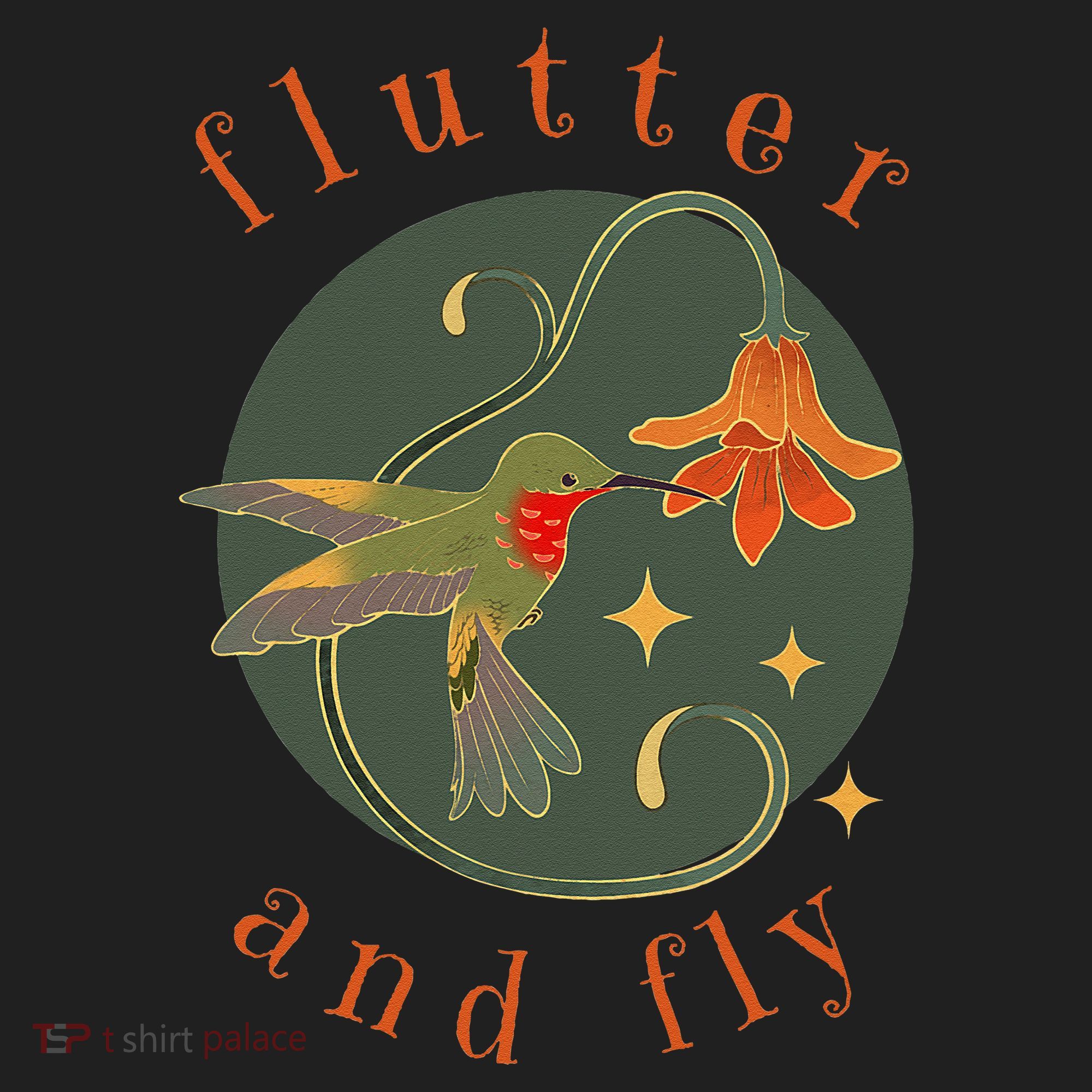 Flutter And Fly Apparel Hummingbird And Flower Hat