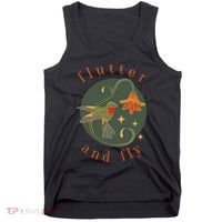 Flutter And Fly Apparel Hummingbird And Flower Tank Top thumb 0