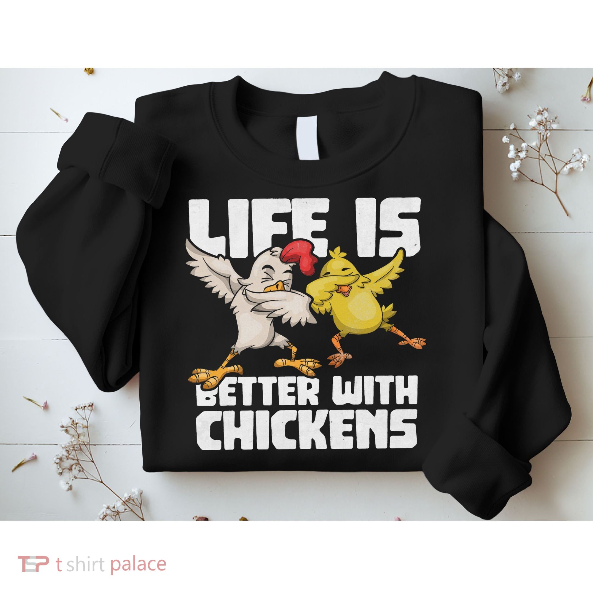 Funny Animal Farmer Dabbing Rooster Dab Hen Chicken Sweatshirt