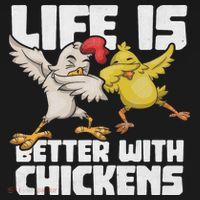 Funny Animal Farmer Dabbing Rooster Dab Hen Chicken Women's Hoodie thumb 2