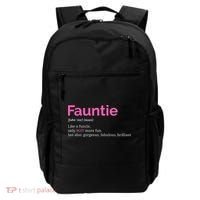 Fauntie Auntie Funny Aunt Gift Favorite Tee Backpack thumb 0
