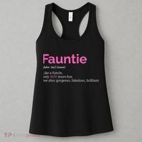 Fauntie Auntie Funny Aunt Gift Favorite Tee Women's Tank Top thumb 3