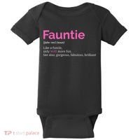Fauntie Auntie Funny Aunt Gift Favorite Tee Baby Bodysuit thumb 0