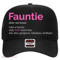 Fauntie Auntie Funny Aunt Gift Favorite Tee Hat thumb 0