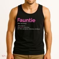 Fauntie Auntie Funny Aunt Gift Favorite Tee Tank Top thumb 3