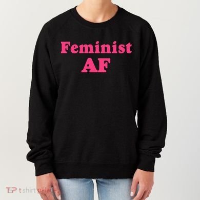 Feminist Af Feminism Retro Style Cool Gift Women's Sweatshirt