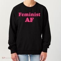 Feminist Af Feminism Retro Style Cool Gift Women's Sweatshirt thumb 0