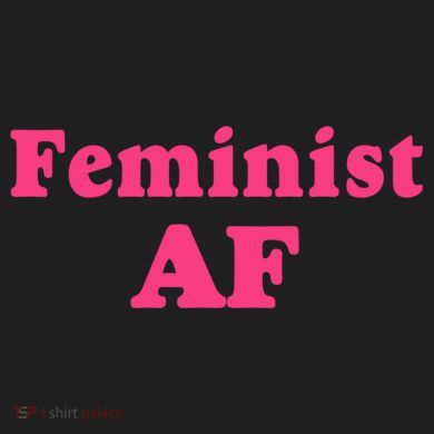Feminist Af Feminism Retro Style Cool Gift Five-Panel Snapback Cap
