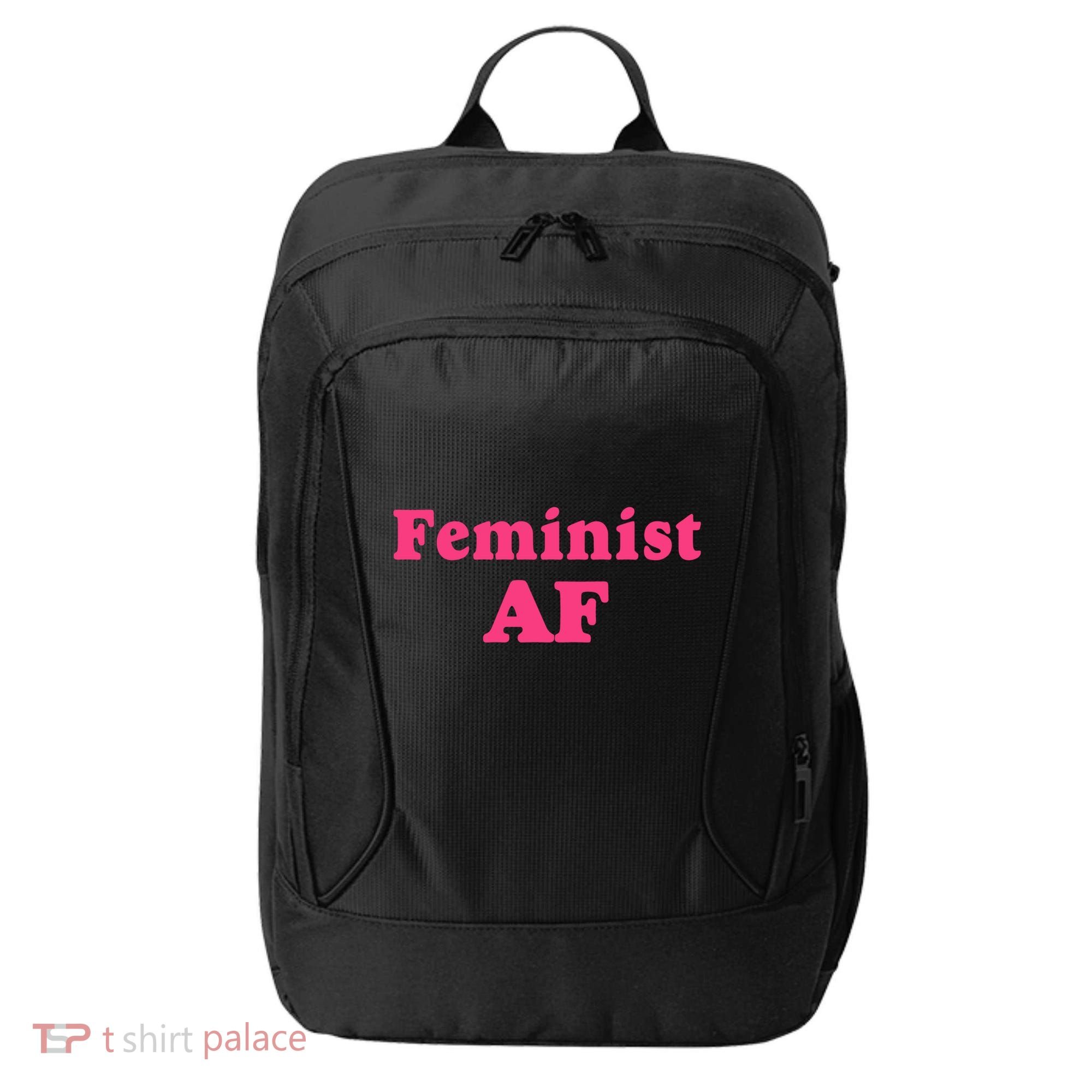 Feminist Af Feminism Retro Style Cool Gift City Backpack