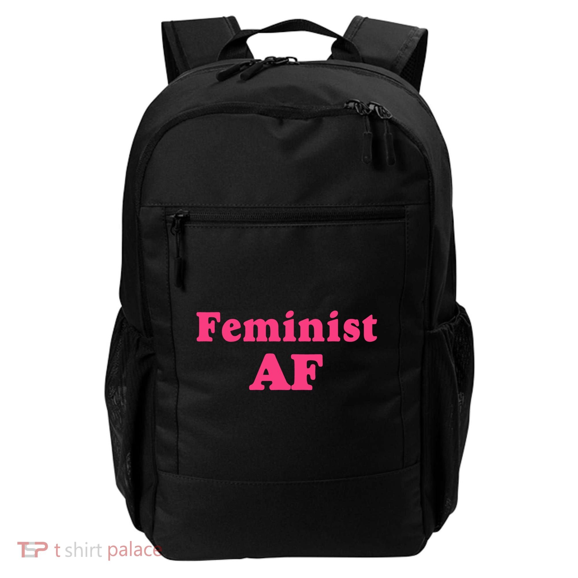 Feminist Af Feminism Retro Style Cool Gift Backpack