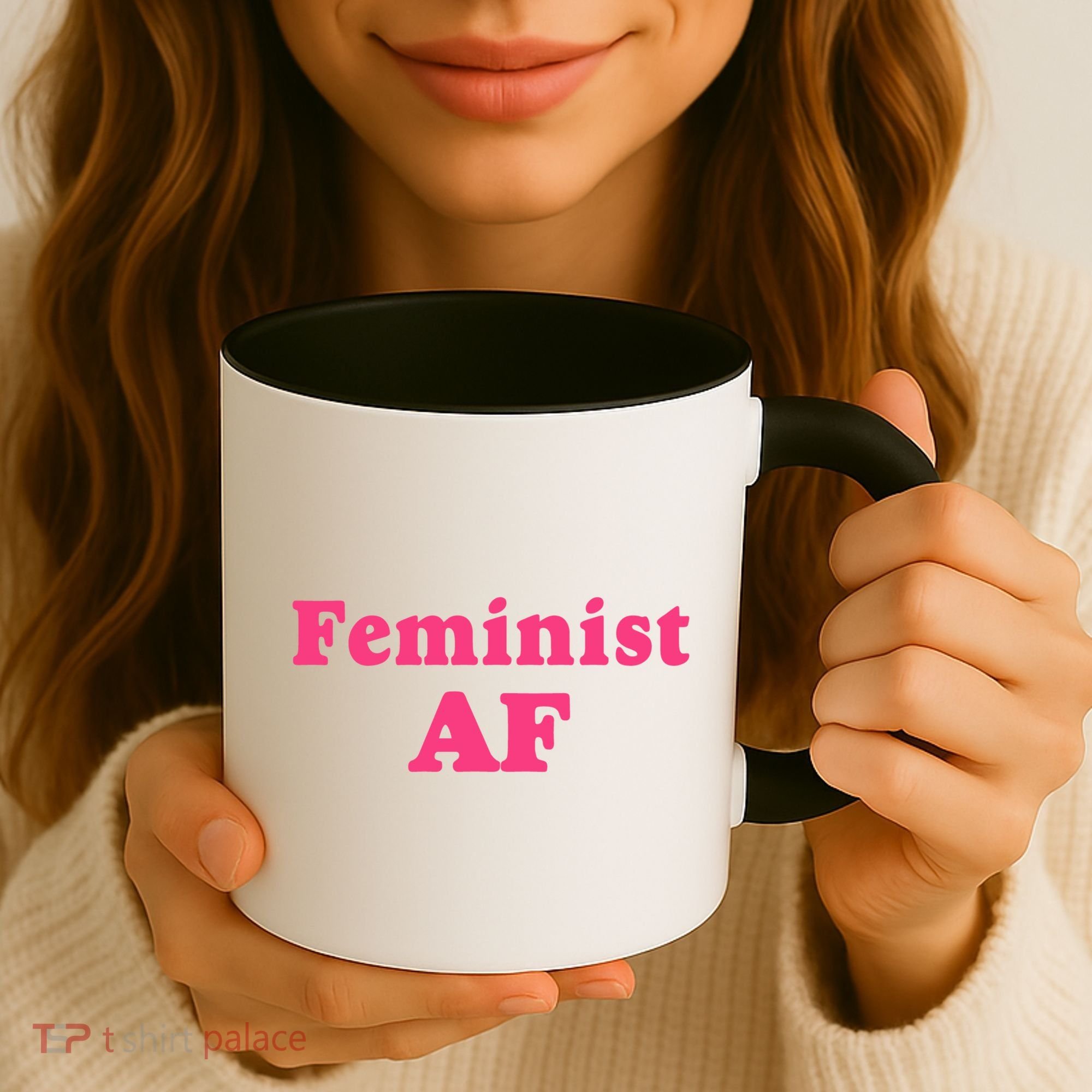 Feminist Af Feminism Retro Style Cool Gift Coffee Mug