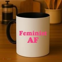 Feminist Af Feminism Retro Style Cool Gift Coffee Mug thumb 4
